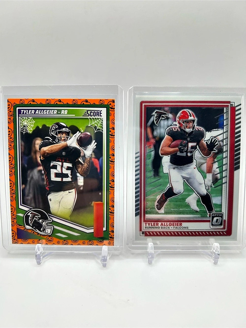 Tyler Allgeier Atlanta Falcons Panini Football Trading Cards 🏈🎃